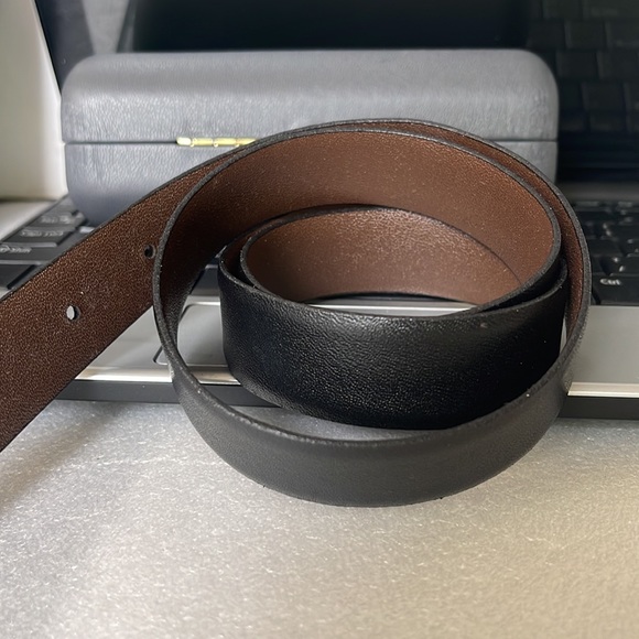 Pierre Cardin Black/Brown Reversible Leather Belt 34/85 main image 10